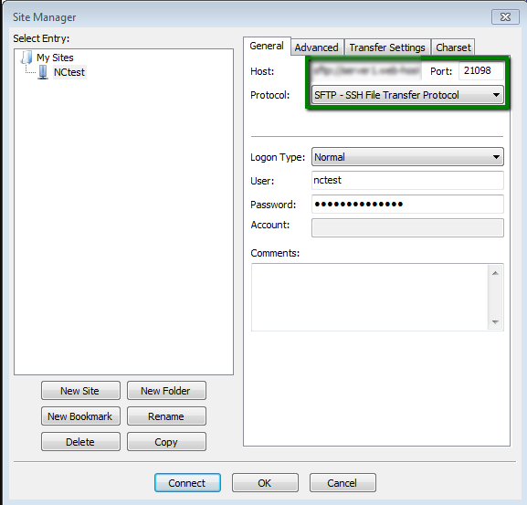 how to setup filezilla server to ftp your domain